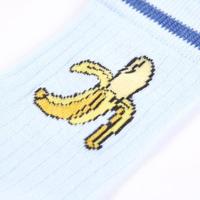 Kindersokken 5 paar gepelde banaanprint EU 26-29 - thumbnail