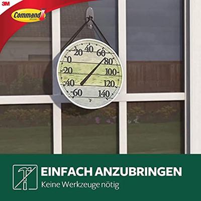 3M Command-haken M voor gebruik buitenshuis in ovale vorm Transparant Inhoud: 2 stuk(s)