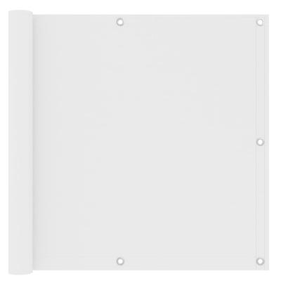 VidaXL Balkonscherm 90x600 cm oxford stof wit VidaXL Balkonscherm 90x600 cm oxford stof wit