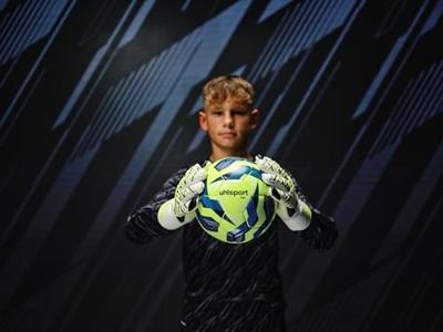 Uhlsport Progressive Keepersset Lange Mouwen Kids Zwart