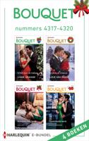 Bouquet e-bundel nummers 4317 - 4320 - Lynne Graham, Heidi Rice, Fleur van Ingen, Natalie Anderson - ebook - thumbnail