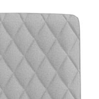 Eetkamerstoelen 2 st stof wolk grijs - thumbnail