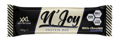 XXL Nutrition N'Joy Proteïne Bar Witte Chocolade & Bosbes XXL Nutrition N'Joy Proteïne Bar Witte Chocolade & Bosbes