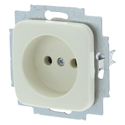 Busch-Jaeger Reflex Contactdoos | Inbouw | 1-voudig | Polarwit - 66.001.40 Busch-Jaeger Reflex Contactdoos | Inbouw | 1-voudig | Polarwit - 66.001.40