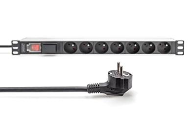 Digitus DN-95407-FR energiedistributie 7 AC-uitgang(en) 1U Digitus DN-95407-FR energiedistributie 7 AC-uitgang(en) 1U