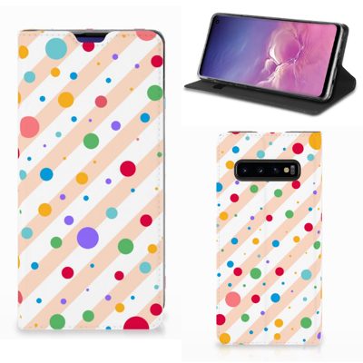 Samsung Galaxy S10 | Hoesje met Magneet | Dots