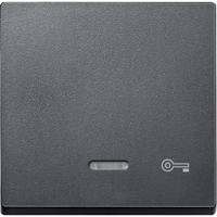 Merten 430714 Wisselschakelaar Afdekking System M Antraciet 1 stuk(s) - thumbnail