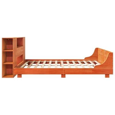 Bedframe zonder matras massief grenenhout wasbruin 180x200 cm Bedframe zonder matras massief grenenhout wasbruin 180x200 cm
