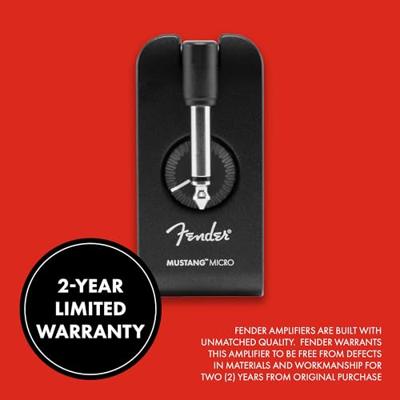 Fender Mustang Micro hoofdtelefoon gitaarversterker met bluetooth