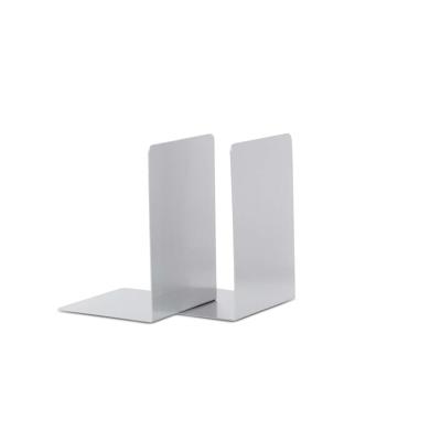Boekensteun maul 12x12x17.5cm aluminium zilver