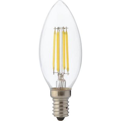 LED Kaarslamp Filament E14 6W Dimbaar 2700K Warm Wit