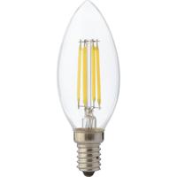 LED Kaarslamp Filament E14 6W Dimbaar 2700K Warm Wit - thumbnail