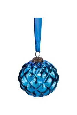 Pip Studio Ornament Glas Donkerblauw 12cm Pip Studio Ornament Glas Donkerblauw 12cm