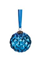 Pip Studio Ornament Glas Donkerblauw 12cm - thumbnail