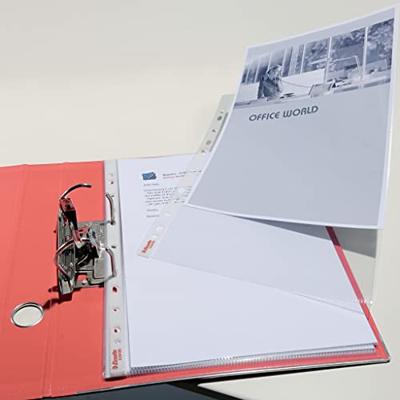 Esselte Colour&apos;Breeze geperforeerde showtas, ft A4, 43 micron, gekorreld, pak van 25 stuks