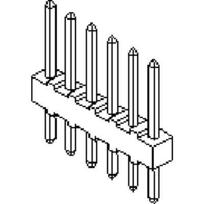 Molex 22032047 Male header, inbouw (standaard) Inhoud: 1 stuk(s)
