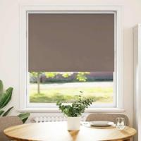 VidaXL Rolgordijn verduisterend koffie 90x175 cm stofbreedte 85,7 cm - thumbnail