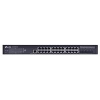 TP-Link JetStream TL-SG3428X-UPS netwerk-switch Managed L2+/L3 Gigabit Ethernet (10/100/1000) 1U Zwa - thumbnail
