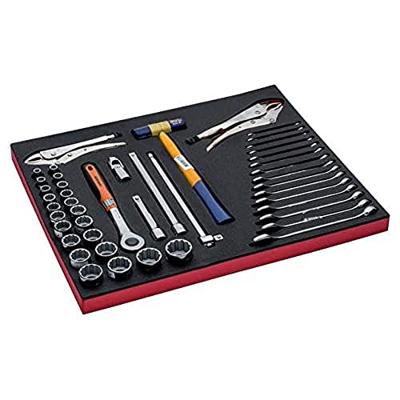 Bahco Foaminlay Fit&Go 3/3 met doppen en toebehoren 1/2" | sleutels en griptangen - 45-delig - FF1A5030