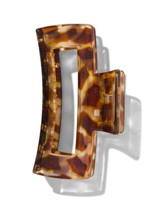 HEMA Vierkante haarclip 8cm tortoise