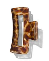 HEMA Vierkante haarclip 8cm tortoise - thumbnail