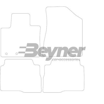 Velours Automatten passend voor Kia Sorento 2010-2013 4-delig HL1347774