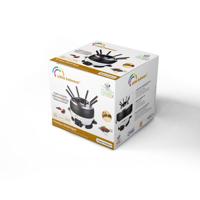 Fonduemachine - LITTLE BALANCE - HAPPY - 800 W - 2 L - 8 personen - Wit/Zwart - thumbnail