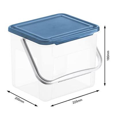 Rotho Waspoederbox 4.5L Horizon Blauw/Transparant Rotho Waspoederbox 4.5L Horizon Blauw/Transparant
