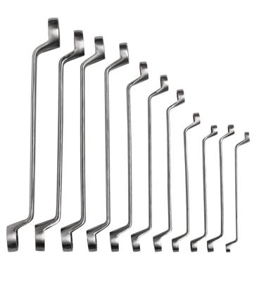 Bahco Ringsteeksleutelset | roestvaststaal | metrisch | doorgezet - 11-delig - SS011-11-3