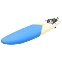 Surfplank 170 cm blauw en crme - thumbnail