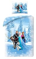Disney Frozen Dekbedovertrek winterland - 140 x 200 cm - Katoen - 70 x 90 cm - thumbnail