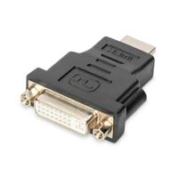 Digitus AK-330505-000-S HDMI / DVI Adapter [1x HDMI-stekker - 1x DVI-bus 24+5-polig] Zwart - thumbnail