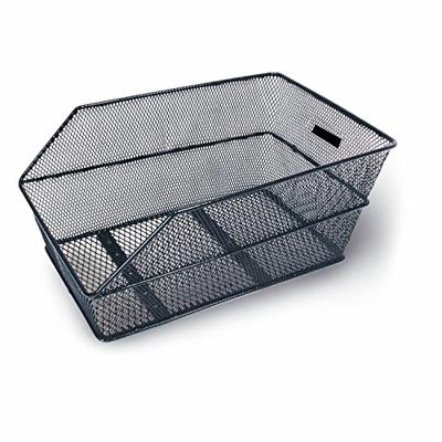 Fietsmand Basil Cento met dragerbevestiging 38 x 24 x 11 cm - zwart