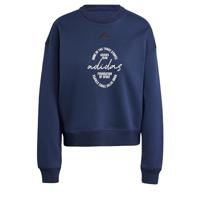 Adidas Signature Graphic Print Fleece Loose Sportsweater Dames XL/42 - thumbnail