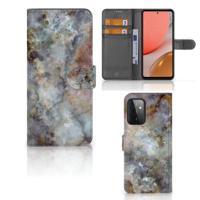 Samsung Galaxy A72 | Bookcase | Marmer Grijs - thumbnail