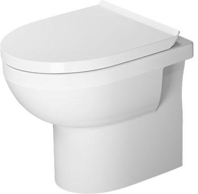 Duravit DuraStyle Basic closetset Staand diepspoel spoelrandloos 37x48cm met softclose closetzitting wit 41840900a1