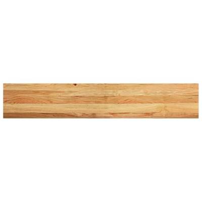 Vensterbanken 2 st 140x30x2 cm massief eikenhout lichtbruin