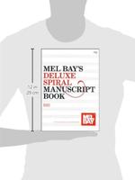 Mel Bay Deluxe Spiral Manuscript muziekpapier 10 balks - thumbnail