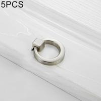 5 stuks 4201 draad tekening enkel gat zink legering ring ronde handvat voor kabinet garderobe lade deur - thumbnail