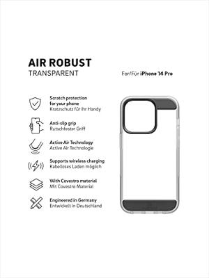 Black Rock Cover Air Robust Voor Apple IPhone 14 Pro Zwart Black Rock Cover Air Robust Voor Apple IPhone 14 Pro Zwart