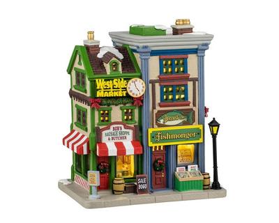 West Side Market Shops 16x25x24 cm Kersthuisje LEMAX - Lemax