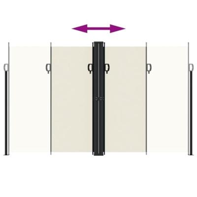 VidaXL Windscherm uittrekbaar 200x1000 cm crèmekleurig VidaXL Windscherm uittrekbaar 200x1000 cm crèmekleurig