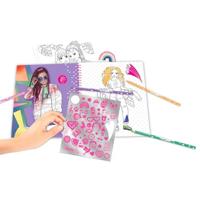 Topmodel Kleurboek Met Pailletten - thumbnail