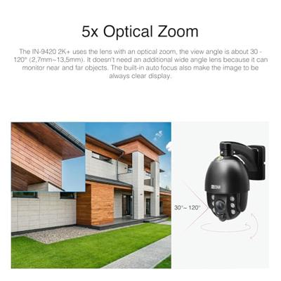 INSTAR IN-9420 14091 IP Bewakingscamera LAN, WiFi 2560 x 1440 Pixel INSTAR IN-9420 14091 IP Bewakingscamera LAN, WiFi 2560 x 1440 Pixel