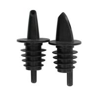 Wijn - Cocktail Schenktuit set van 2 - Zwart - thumbnail