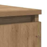 Dressoir met lades 100,5x35x98,5 cm spaanplaat artisanaal - thumbnail