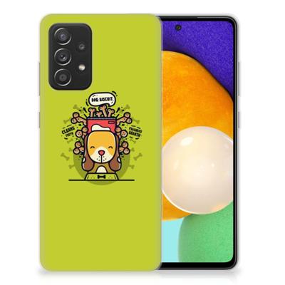 Samsung Galaxy A52 (5G/4G) Telefoonhoesje met Naam Doggy Biscuit Samsung Galaxy A52 (5G/4G) Telefoonhoesje met Naam Doggy Biscuit