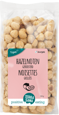TerraSana Hazelnoten geroosterd bio 250 Gram TerraSana Hazelnoten geroosterd bio 250 Gram