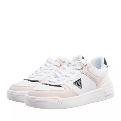 Guess Lace Up Sneakers Dames Wit/Roze - Maat 38 - Kleur: WitRoze | Soccerfanshop