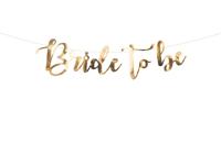 Banner Bride to be Goud - 80x19cm - thumbnail